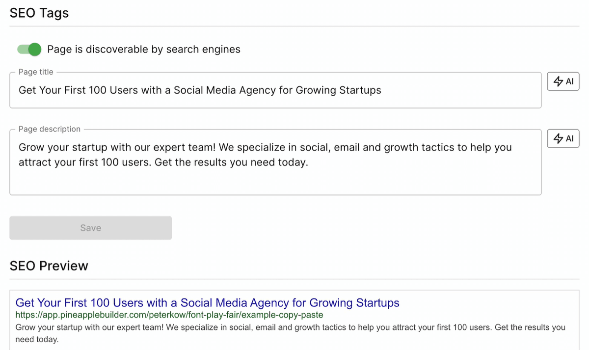 SEO Tags