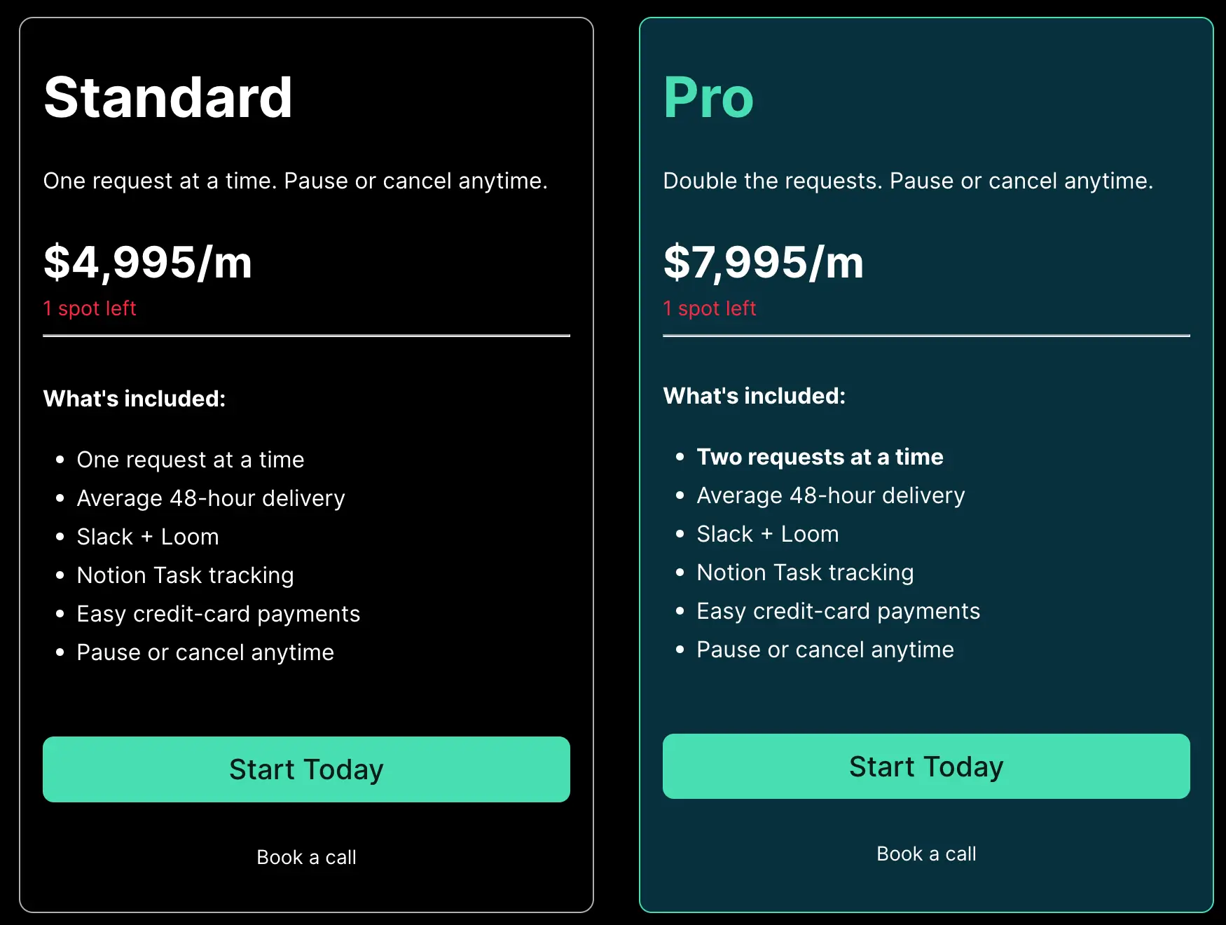 productize plans example